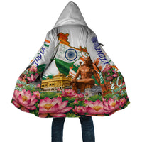 India 80th Independence Day Cloak Ashoka Chakra Lotus Landmarks Shiva