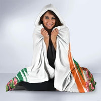 India 80th Independence Day Hooded Blanket Ashoka Chakra Lotus Landmarks Shiva