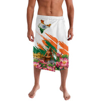 India 80th Independence Day Lavalava Ashoka Chakra Lotus Landmarks Shiva