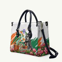 India 80th Independence Day Leather Bag Ashoka Chakra Lotus Landmarks Shiva