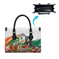 India 80th Independence Day Leather Bag Ashoka Chakra Lotus Landmarks Shiva