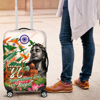 India 80th Independence Day Luggage Cover Ashoka Chakra Lotus Landmarks Shiva