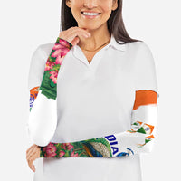 India 80th Independence Day Arm Sleeves India Gate Peacock Lotus Heritage Landmarks