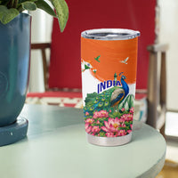 India 80th Independence Day Tumbler Cup India Gate Peacock Lotus Heritage Landmarks