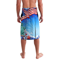 My Dog Is A Democrat Lavalava Golden Retriever Patriotic American Flag Graphic