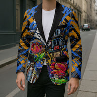 Amsterdam Dutch Republic Netherlands Blazer Urban Graffiti Patriotic Landmark Tulips