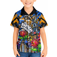 Amsterdam Dutch Republic Netherlands Hawaiian Shirt Urban Graffiti Patriotic Landmark Tulips