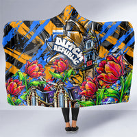 Amsterdam Dutch Republic Netherlands Hooded Blanket Urban Graffiti Patriotic Landmark Tulips