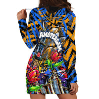 Amsterdam Dutch Republic Netherlands Hoodie Dress Urban Graffiti Patriotic Landmark Tulips