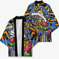 Amsterdam Dutch Republic Netherlands Kimono Urban Graffiti Patriotic Landmark Tulips