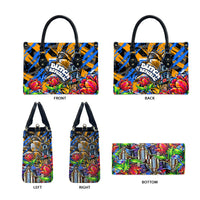 Amsterdam Dutch Republic Netherlands Leather Bag Urban Graffiti Patriotic Landmark Tulips