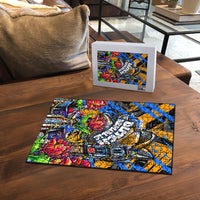 Amsterdam Dutch Republic Netherlands Puzzle Urban Graffiti Patriotic Landmark Tulips