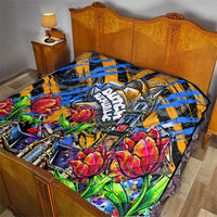 Amsterdam Dutch Republic Netherlands Quilt Urban Graffiti Patriotic Landmark Tulips