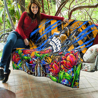 Amsterdam Dutch Republic Netherlands Quilt Urban Graffiti Patriotic Landmark Tulips