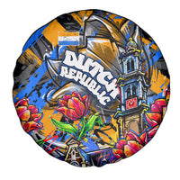 Amsterdam Dutch Republic Netherlands Spare Tire Cover Urban Graffiti Patriotic Landmark Tulips