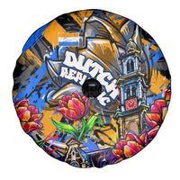 Amsterdam Dutch Republic Netherlands Spare Tire Cover Urban Graffiti Patriotic Landmark Tulips
