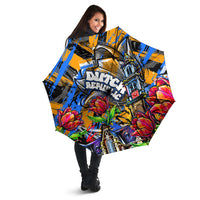 Amsterdam Dutch Republic Netherlands Umbrella Urban Graffiti Patriotic Landmark Tulips