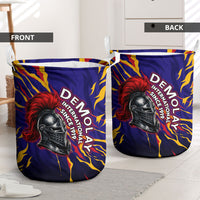 DeMolay 1919 Laundry Basket Knight Faith Unto Death Graphic Art