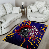 DeMolay 1919 Area Rug Knight Faith Unto Death Graphic Art