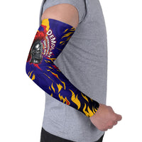 DeMolay 1919 Arm Sleeves Knight Faith Unto Death Graphic Art