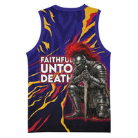 DeMolay 1919 Basketball Jersey Knight Faith Unto Death Graphic Art