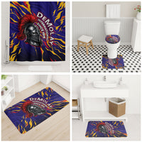 DeMolay 1919 Bathroom Set Knight Faith Unto Death Graphic Art