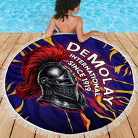 DeMolay 1919 Beach Blanket Knight Faith Unto Death Graphic Art