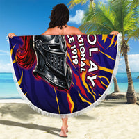 DeMolay 1919 Beach Blanket Knight Faith Unto Death Graphic Art