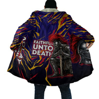 DeMolay 1919 Cloak Knight Faith Unto Death Graphic Art