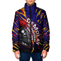 DeMolay 1919 Padded Jacket Knight Faith Unto Death Graphic Art