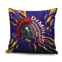 DeMolay 1919 Pillow Cover Knight Faith Unto Death Graphic Art
