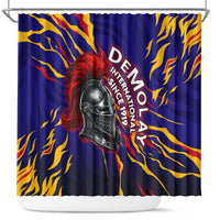 DeMolay 1919 Shower Curtain Knight Faith Unto Death Graphic Art