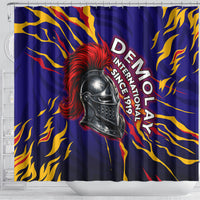 DeMolay 1919 Shower Curtain Knight Faith Unto Death Graphic Art