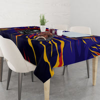 DeMolay 1919 Tablecloth Knight Faith Unto Death Graphic Art