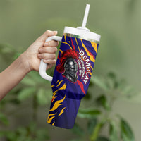 DeMolay 1919 Tumbler With Handle Knight Faith Unto Death Graphic Art