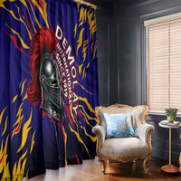 DeMolay 1919 Window Curtain Knight Faith Unto Death Graphic Art