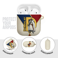 Jacques De Molay AirPods Case Crusader Knight Retro Virtues Seven Precepts
