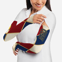 Jacques De Molay Arm Sleeves Crusader Knight Retro Virtues Seven Precepts