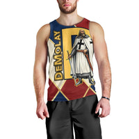 Jacques De Molay Men Tank Top Crusader Knight Retro Virtues Seven Precepts
