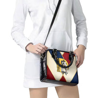 Jacques De Molay Shoulder Handbag Crusader Knight Retro Virtues Seven Precepts