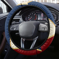 Jacques De Molay Steering Wheel Cover Crusader Knight Retro Virtues Seven Precepts