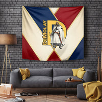 Jacques De Molay Tapestry Crusader Knight Retro Virtues Seven Precepts