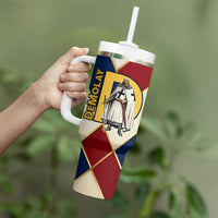 Jacques De Molay Tumbler With Handle Crusader Knight Retro Virtues Seven Precepts