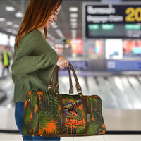 Florida Alligator Airboat Travel Bag Everglade Swamp Life Graffiti Splatter Artwork
