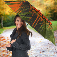 Florida Alligator Airboat Umbrella Everglade Swamp Life Graffiti Splatter Artwork