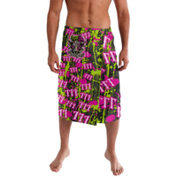 Nevada Battle Born The Silver State 777 Lavalava Vibrant Lime Pink Splatter Punk Rock Bull Skull Art