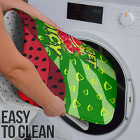 Let's Get Juicy Waterwasted Watermelon Bathroom Set Funny Cartoon Summer Fruit Party Art