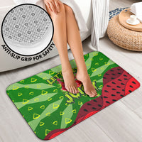 Let's Get Juicy Waterwasted Watermelon Bathroom Set Funny Cartoon Summer Fruit Party Art