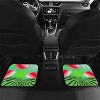 Summer Vibes Watermelon Car Mats Drinks And Fruit - Vibrant Watercolor Style - Tropical Vacation Art