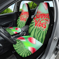 Summer Vibes Watermelon Car Seat Cover Drinks And Fruit - Vibrant Watercolor Style - Tropical Vacation Art